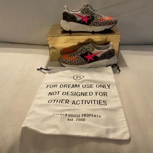 Golden Goose Zoo Puzzle Running Sole Sneakers in size EU 38